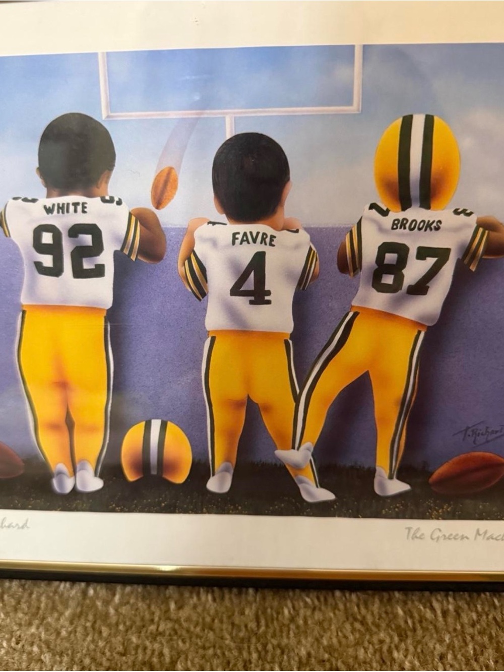 Green Bay Packers Wall Art Print - “The Green Machine”